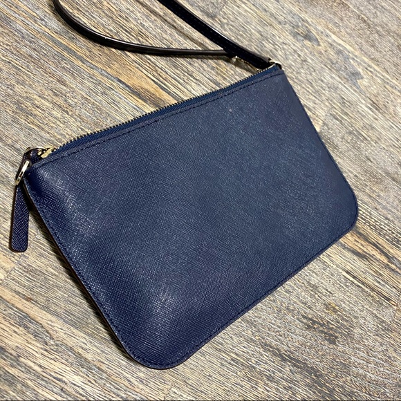 Navy Blue Kate Spade Medium Wristlet - Picture 4 of 4